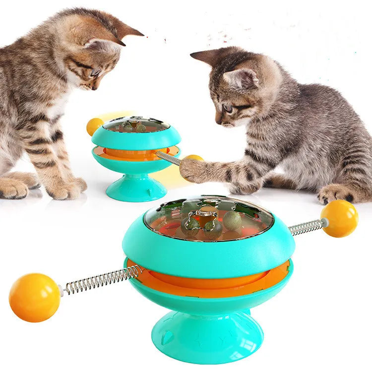 Interactive Cat Toys with Spinning Balls - Toys for Active Cats