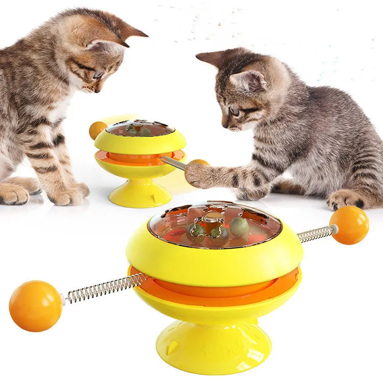 Interactive Cat Toys with Spinning Balls - Toys for Active Cats