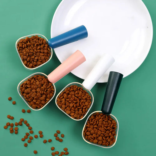 Measuring Scoop for Dry Food and Rice with Ergonomic Handle and Measurement Scale