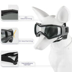 Stylish Dog Helmet with Goggles