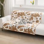Modern Pet Blanket With Cow Print