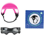 Stylish Dog Helmet with Goggles