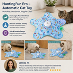 HuntingFun Pro – Automatic cat toy for stress relief and playtime fun