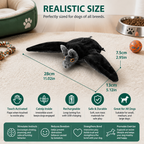 Touch—Activated Flapping Bat Dog Toy with Catnip