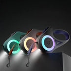 Dog Leash with Integrated LED Light