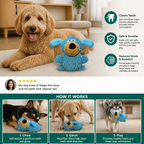 Giggling Dog-Color Tooth-Cleaning Toy