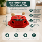 3in1 Interactive Ladybug Cat Puzzle Toy