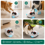 Touch-Activated Smart Cat Robot Toy