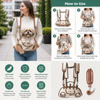 Adjustable Pet Shoulder Carrier Bag for Small Dogs and Cats