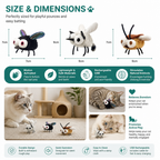 Motion-Activated Flying Insect Cat Toy