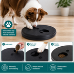 3-in-1 Interactive Dog Nail Scratch Toy with Treat Dispenser
