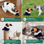 Fluttering and Chirping Bird Cat Toy