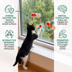 Interactive Cat Spinning Toys - Set of 3