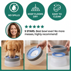 No-Spill Dog Water Bowl