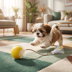 Upgraded Smart Rolling Dog Ball – Durable Interactive Toy with Mesh Tail