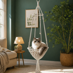 Hanging Handwoven Cat Bed