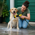 Pet Shower Sprayer with Gentle Water Flow for Easy Dog Bathing