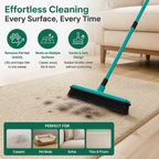 Telescopic Pet Hair Removal Broom – Multi-Surface Cleaner for Carpet, Sofa & Dog Bed