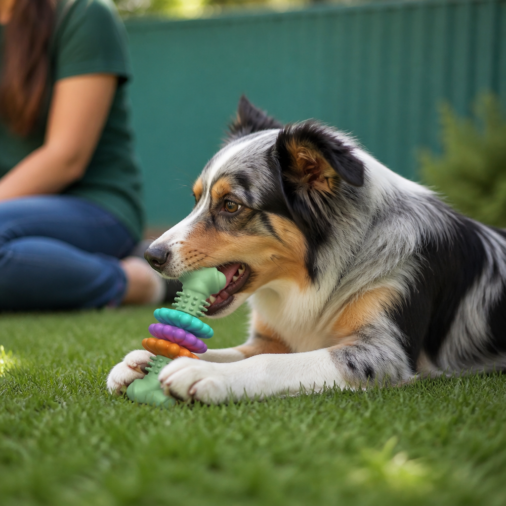 Dog Chew Toy With Teethers - Interactive Chew Toy For Dogs