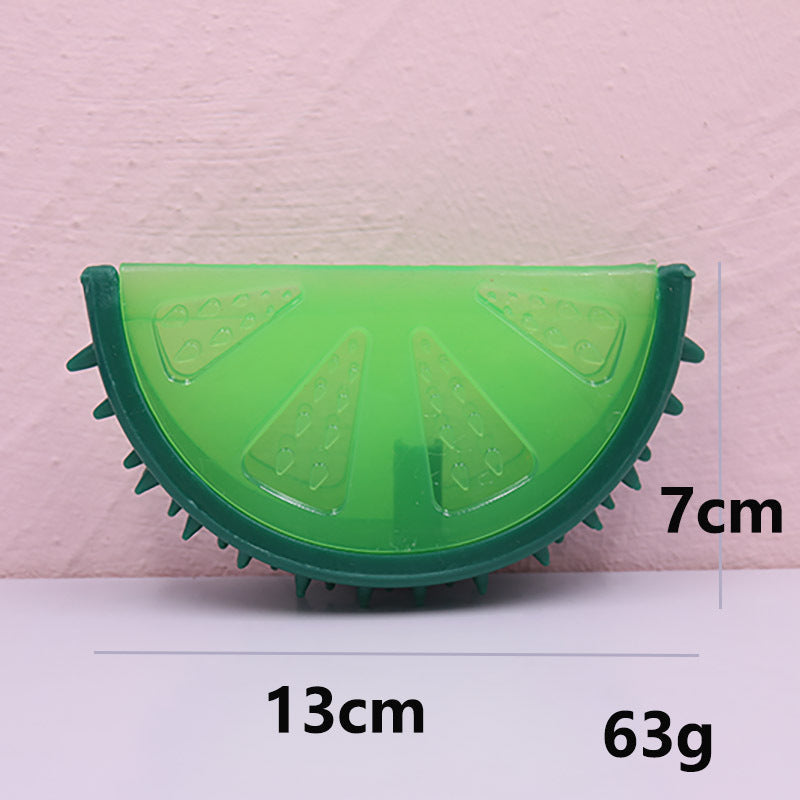 Refreshing Fruit-Shaped Chew Toy for Dogs