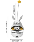 Interactive Treat Toy With Swinging Function For Cats