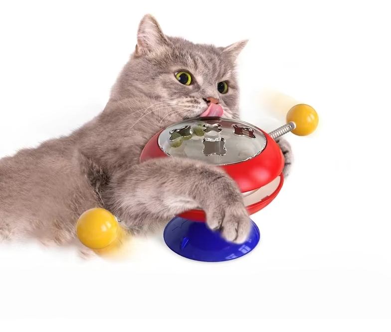 Interactive Cat Toys with Spinning Balls - Toys for Active Cats