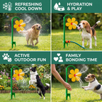 Spinning Sunflower Sprinkler for Dogs