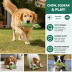 Interactive Chew & Squeak Animal Dog Toy
