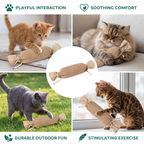 Eco-Friendly Catnip Jute Bag Toy for Cats – Durable Interactive Play Bag