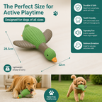 Interactive Chew & Squeak Animal Dog Toy