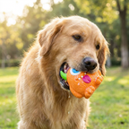 Durable Eco-Friendly Monster Teeth Cleaning Latex Squeaky Dog Toy
