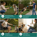 Ultrasonic Dog Bark Control Device – Portable & Rechargeable